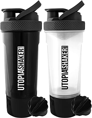 Shaker Bottles for Protein Mixes, 28 oz, 2 Pack, 2 Colors, Protein Shaker  Bottle with Wire Whisk Ball - Mr. Pen Store