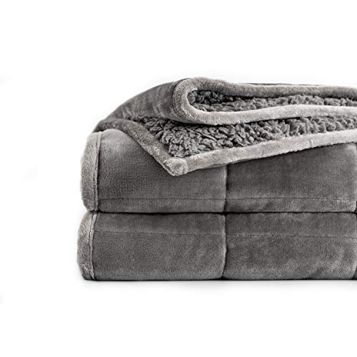 Uttermara Sherpa Fleece Weighted Blanket - Cozy Comfort for All Ages
