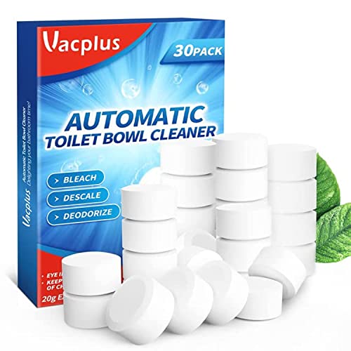 Vacplus 30-Pack Automatic Toilet Bowl Cleaner Tablets
