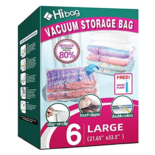 Vacuum Storage Bags for Clothes (6-Large)