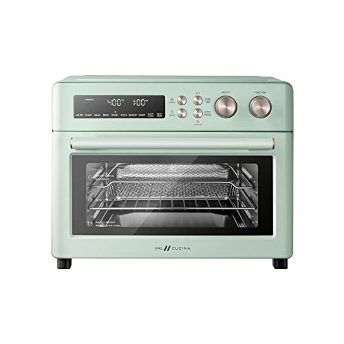 VAL CUCINA Retro Style Infrared Ultra-Quick Air Fryer Toaster Oven