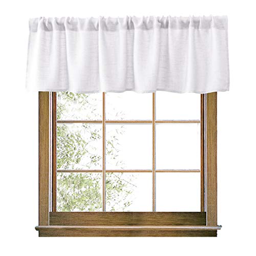 Valea Home Burlap Valance Window Curtain