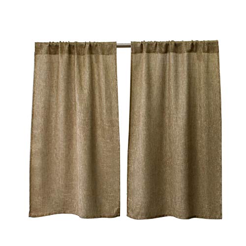 Valea Home Short Burlap Curtains