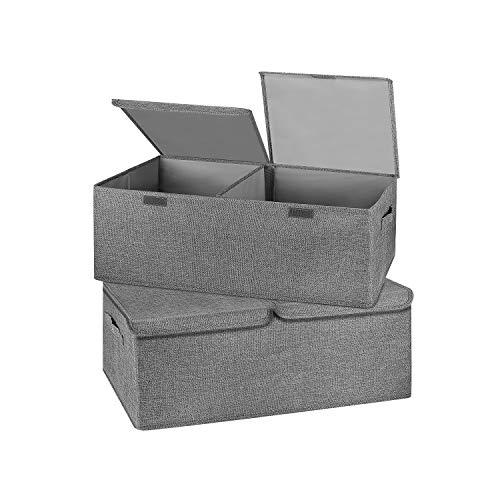 Valease Storage Boxes with Lids and Handles