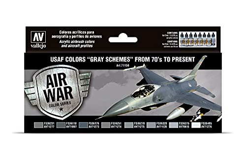 Vallejo USAF Colors 70S to Now Model, 17ml