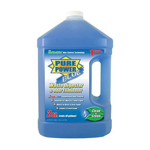  Eazy2hD 50 Packs RV Toilet Treatment Holding Tank Deodorizer  for RV Black Tank Chemicals Breaking Down for Camper Portable Porta Potty  (Blue) : Automotive