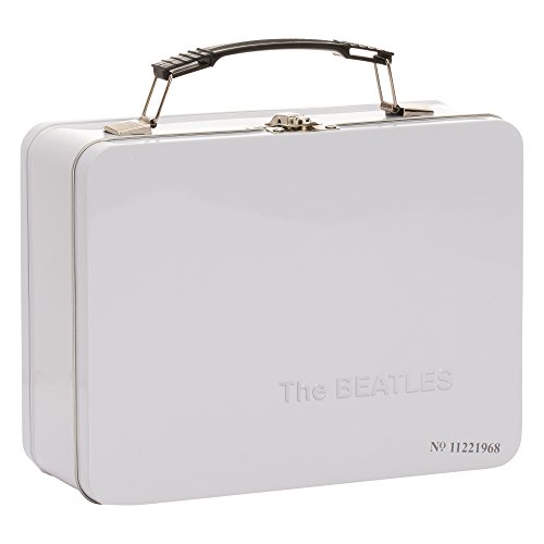 Vandor The Beatles Limited Edition White Album Large Tin Tote, 9 x 3.5 x 7.5 Inches