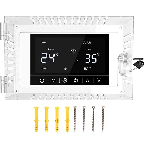 VANKVIN Thermostat Lock Box - Compatible with Google Nest & Honeywell