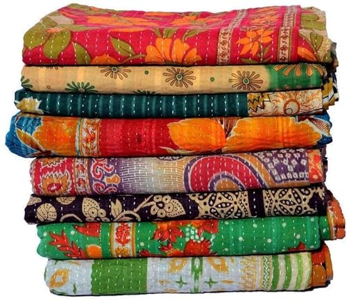 Varprada Handmade Indian Vintage Kantha Quilts