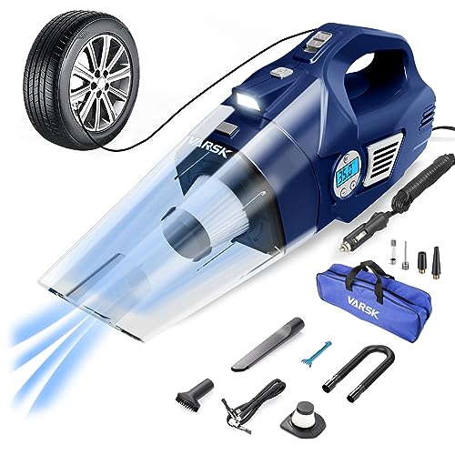 YEAHCO 4-in-1 Car Vacuum Cordless Rechargeable, 10000Pa Car Vacuum Cleaner  High Power Portable Vacuum