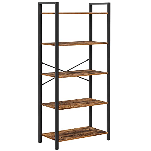 VASAGLE ALINRU Bookshelf - Versatile Storage Rack with Industrial Style