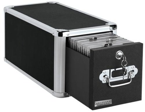 Vaultz CD Case Holder with Key Locks