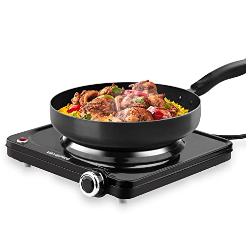 Vayepro Hot Plate: Portable Electric Stove with Compatibility for All Cookwares