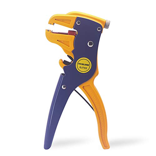 VCELINK Automatic Wire Stripper and Cutter - Professional 2 in 1 Electrical Cable Stripping Tool