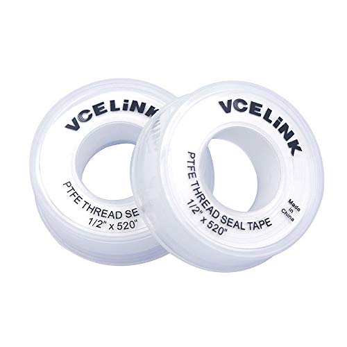 VCELINK PTFE Plumbers Tape - Reliable Thread Sealant for Pipes