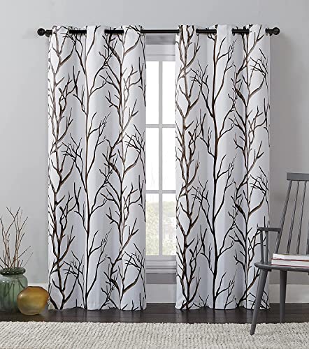 Kingdom Beige Blackout Curtains, 40" x 63" by VCNY Home