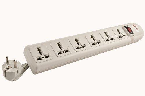 VCT 6 Outlet Power Strip with Surge Protector
