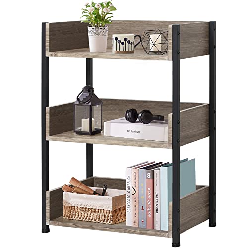 VECELO 3-Tier Bookcase - Functional and Stylish Storage Solution
