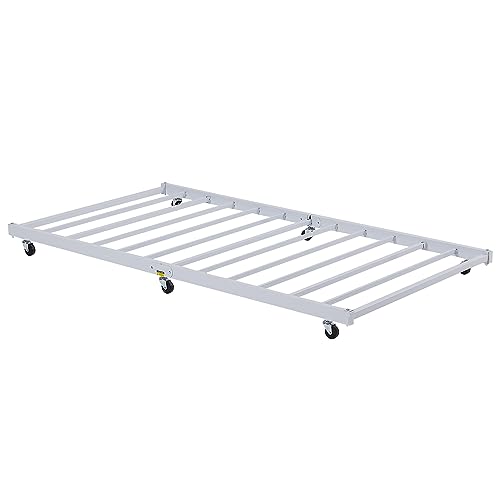 VECELO Twin Trundle Bed Frame