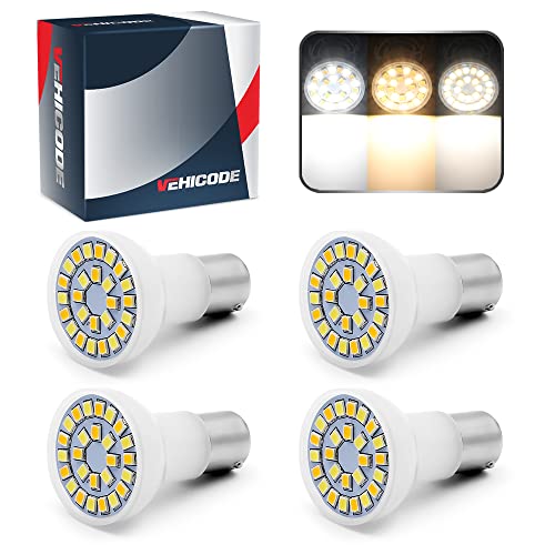VEHICODE 1383 LED Bulb RV 3-Color Change Interior Reading Light (4 Pack)