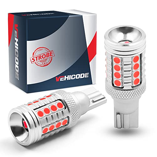 VEHICODE LED Bulb Red Strobe Brake Light