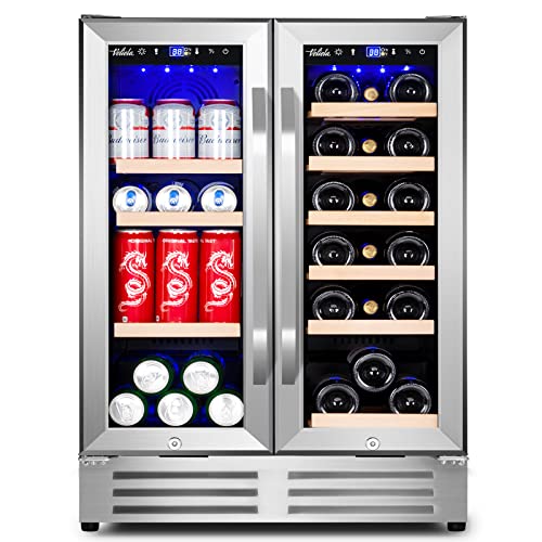 Velieta Dual Zone Beverage and Wine Refrigerator