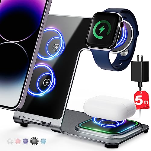 Venere 3-in-1 Wireless Charging Station for Apple Devices