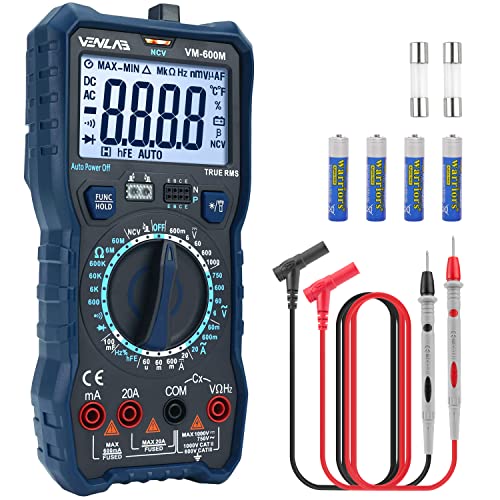 VENLAB 6000 Counts Digital Multimeter for Household and Car