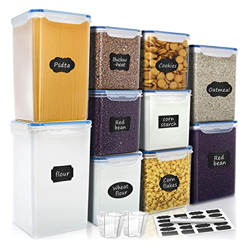  Shazo 6.3L Airtight Food Storage Set (2-Pack), Extra-Large  213Oz Containers for Bulk Foods, Ideal for Pasta, Rice, Flour, & Sugar