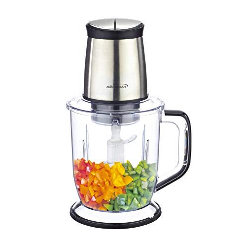  SHARDOR 3.5-Cup Food Processor Vegetable Chopper for Chopping,  Pureeing, Mixing, Shredding and Slicing, 350 Watts with 2 Speeds Plus  Pulse, Silver: Home & Kitchen