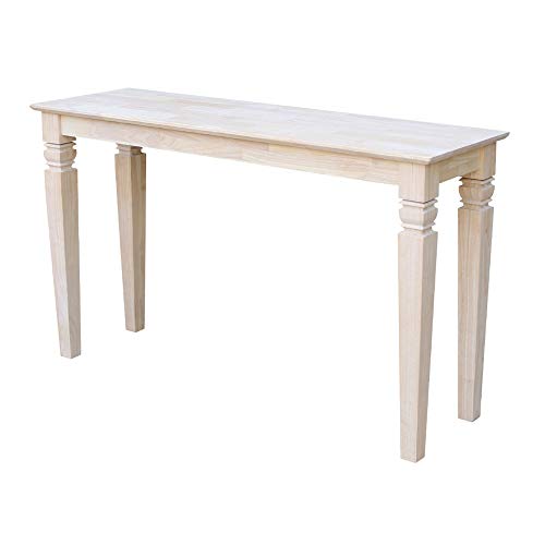 Versatile and Beautiful Unfinished Console or Sofa Table