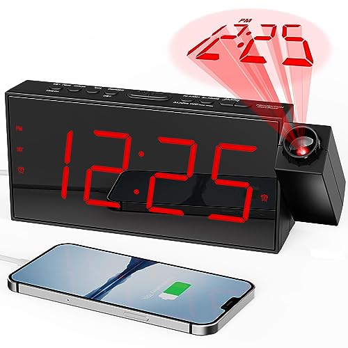Versatile and Convenient Projection Alarm Clock