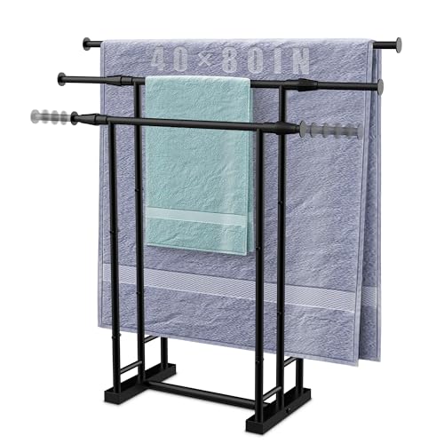 Versatile Free Standing Towel Rack