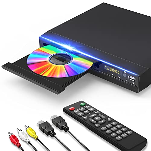 Versatile Region-Free DVD Player with 1080P Upscaling and USB Input