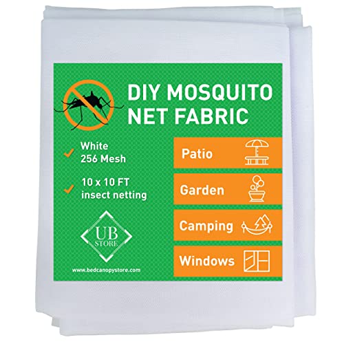 Versatile White DIY Mosquito Net Fabric