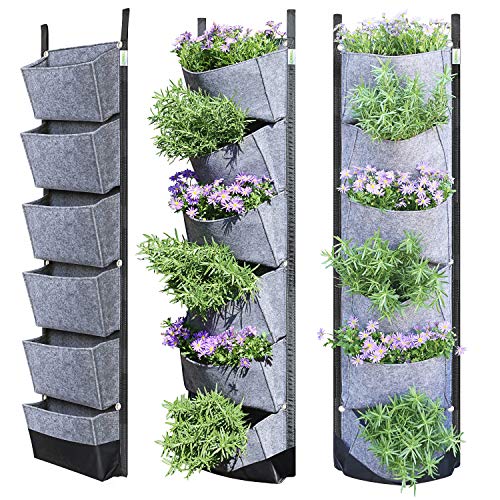 Vertical Wall Garden Planter with 6 Pockets