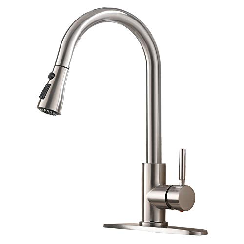 VESLA HOME High Arc Kitchen Faucet with Pull Down Sprayer