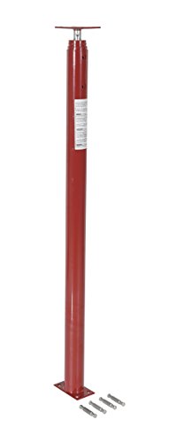 Vestil FJB-150 Basement Floor Jack, 54" - 150" Height Range, Maximum Height Capacity (lbs.) 2588, Minimum Height Capacity (lbs.) 11200, Large, Red