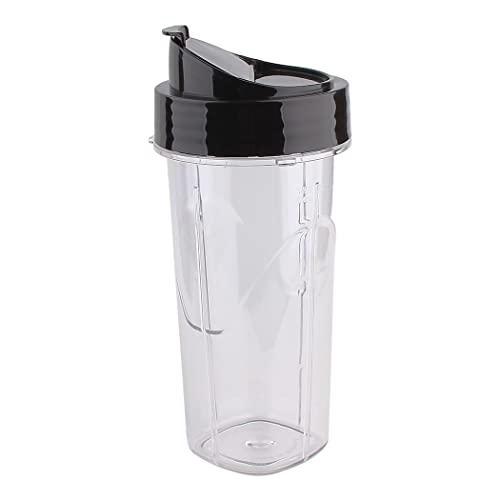 Veterger Replacement Parts 24-Ounce Smoothie Cup with lid, Compatible with Oster Pro 1200 Blender