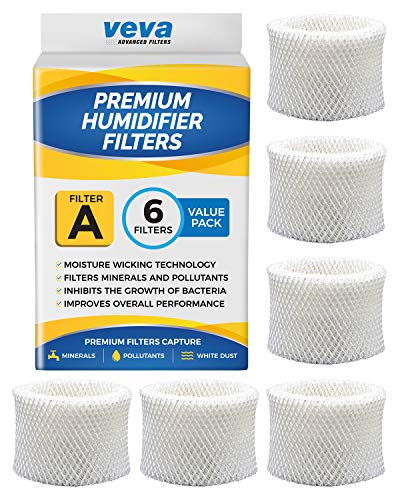 VEVA 6 Pack Premium Humidifier Filters Replacement