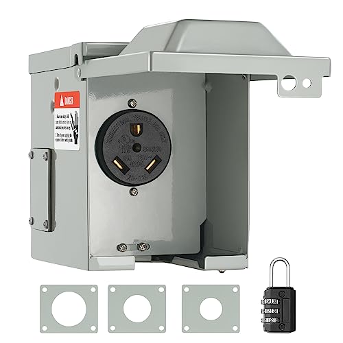 VEVOR 30 Amp RV Power Outlet Box