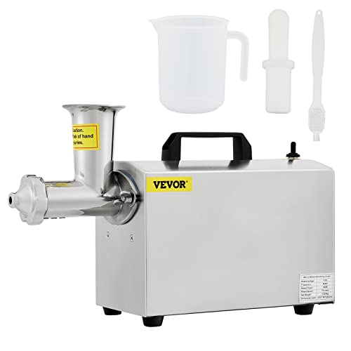 VEVOR Wheatgrass Juicing Machine: 80% Juice Yield & Quiet 100W Motor
