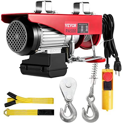 VEVOR Electric Hoist - 1100LBS Steel Electric Winch