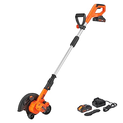 VEVOR 20V Cordless Lawn Edger with 9" Blade & Battery Included