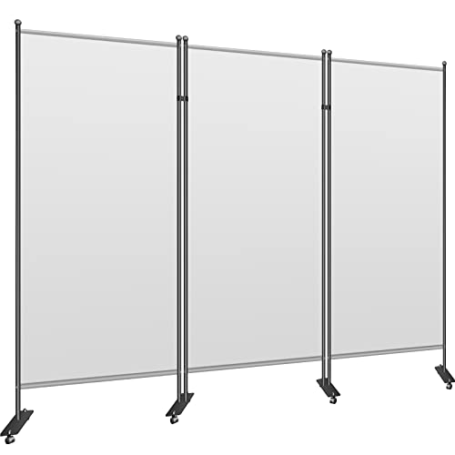 VEVOR 6ft Room Divider: 3 Panels Folding Privacy Screen