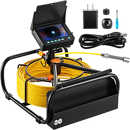 VEVOR Sewer Camera: Drain Inspection Camera with DVR Function
