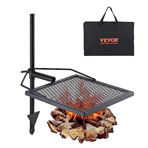 VEVOR Swivel Campfire Grill - Heavy-Duty Outdoor Cooking Equipment