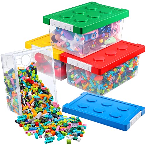 Vicenpal Brick Shaped Toy Storage Containers