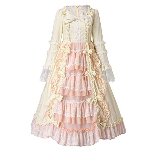 Victorian Dress for Women - Cute Kawaii Lolita Medieval Ball Gown Halloween Cosplay Costume