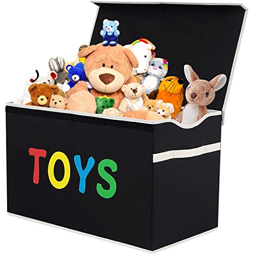 VICTOR'S Kids Toy Box Chest - Extra Large Lightweight Storage Solution